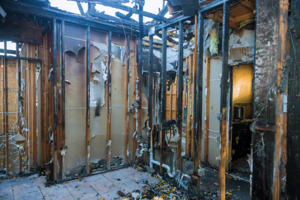 Professional Fire Damage Restoration technician working in Buena Vista, GA